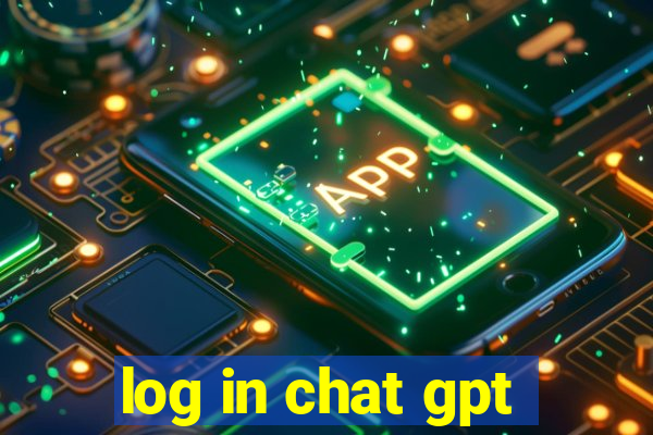 log in chat gpt